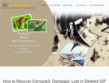 Tablet Screenshot of gifrecovery.com